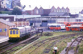 105 Whitehaven from Bransty signal box 1987