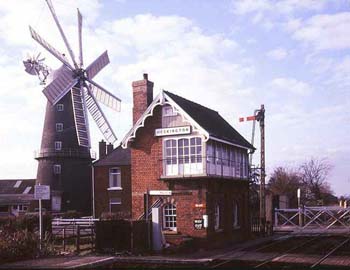 165 Heckington on the Skegness branch 1987