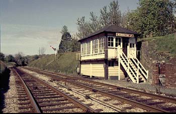 227 Wennington Junction signalbox 1988