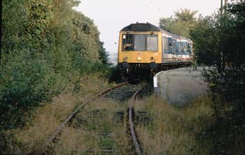 Overgrown old Gunnislake station