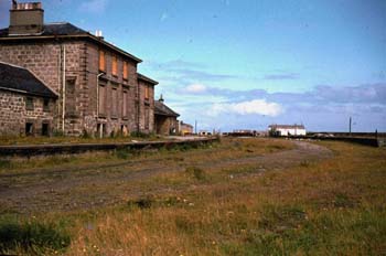 The old station at Lossiemouth