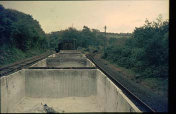 View from the Guards Van at Boscarne