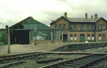 side view of the old station at Bishop Auckland