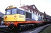 116 58001 posing for PR stills Doncaster 1990