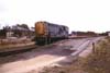 161 Class 08 shunter leaving March station for Whitemoor Ya