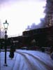 184 Duke of Gloucester on Summerseat Viaduct - Feb 1995