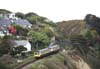 29 St Ives to St Erth GW livery class 108 near Carbis Bay J