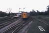 72 Eridge station from the signal box as a service leaves f