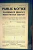 Closure Notice for Bridport at Maiden Newton April 1975